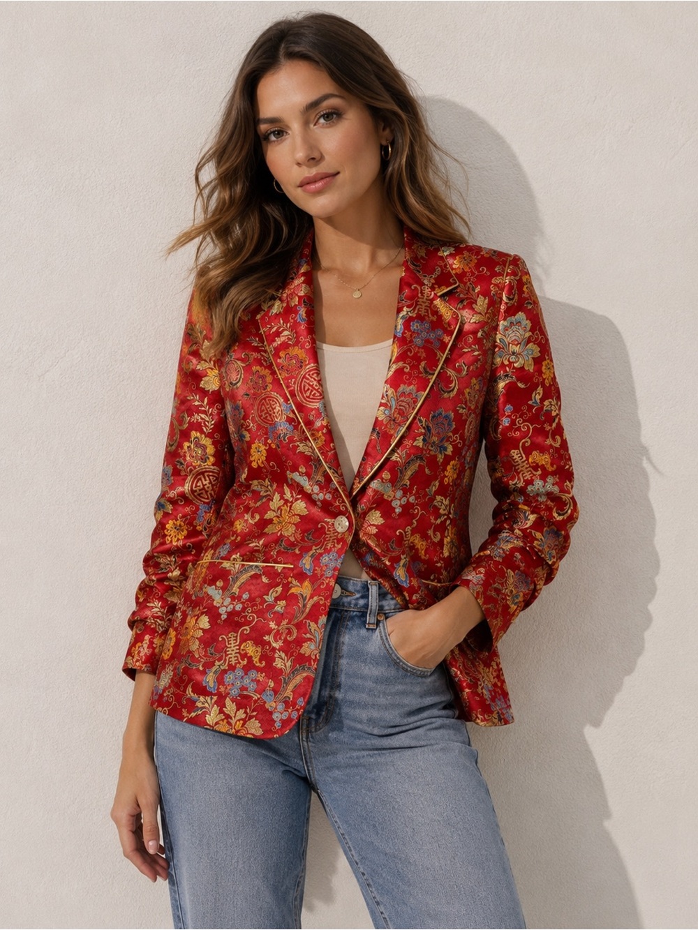 1980’s Exotic Chinoiserie Brocade Jacket